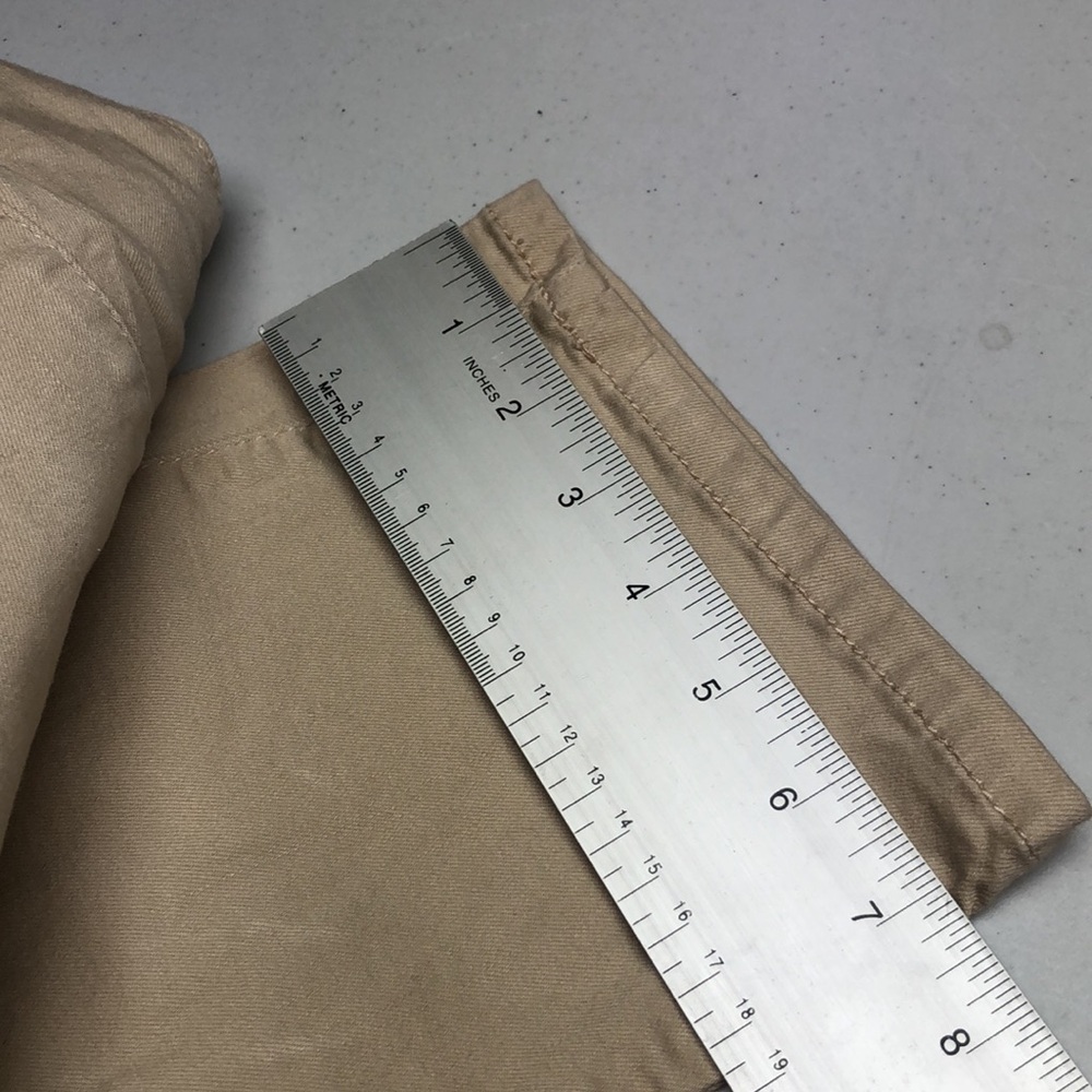 LIKE NEW SANTANA TAN HIGH-RISE CROP JEANS 14/32x25 ⭐️ - Picture 12 of 12